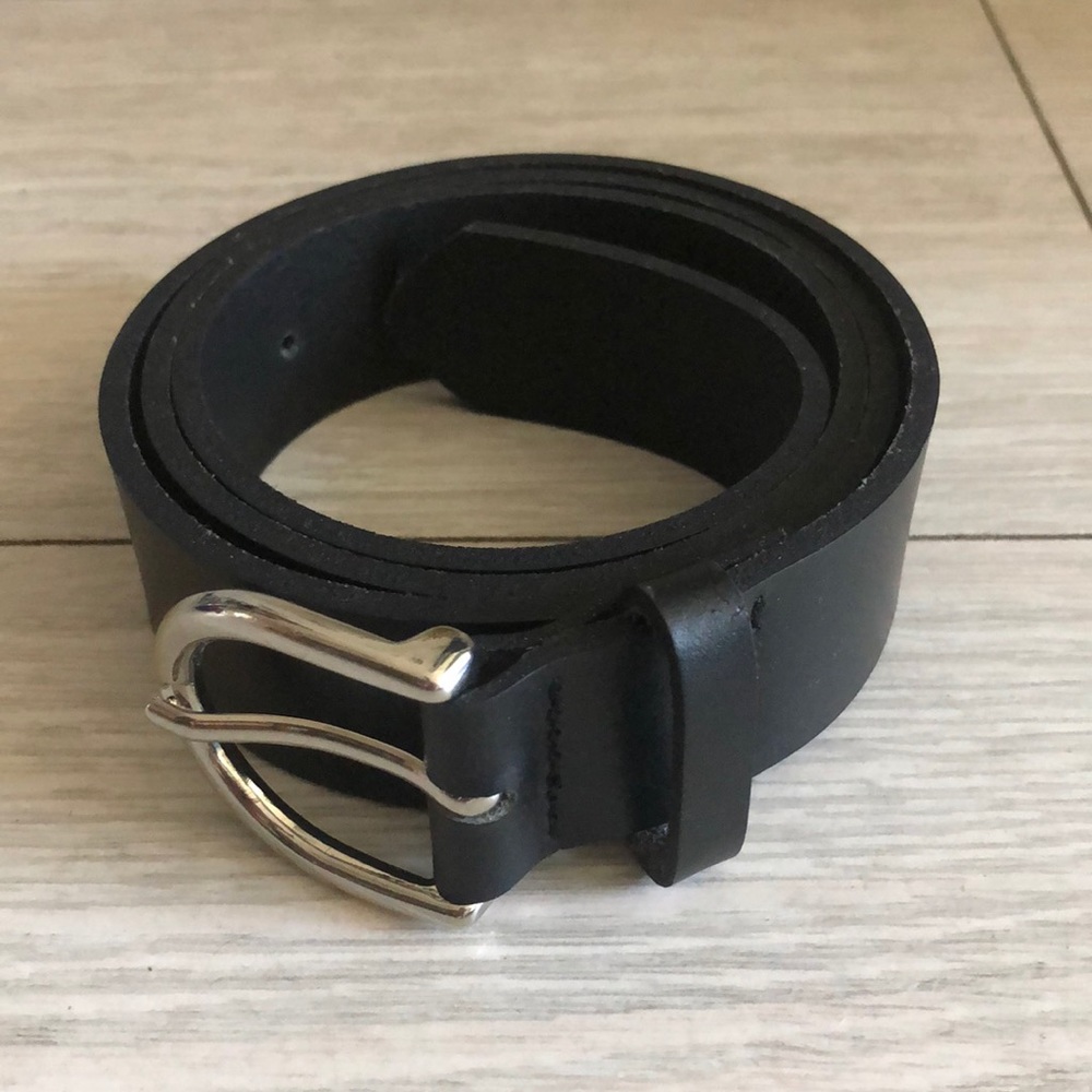 Lucky Brand Black Leather Belt